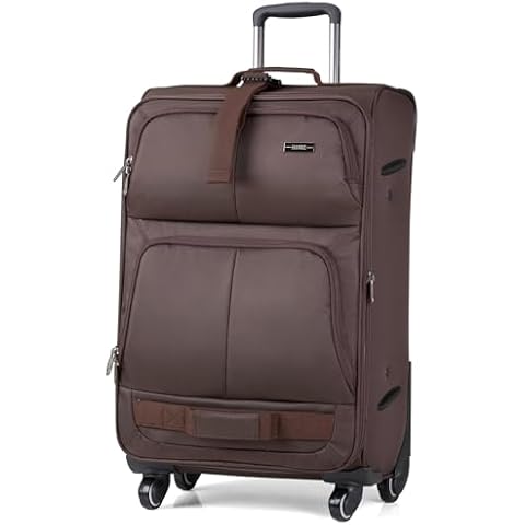 Hanke Expandable Carry On Luggage with Lock Cover