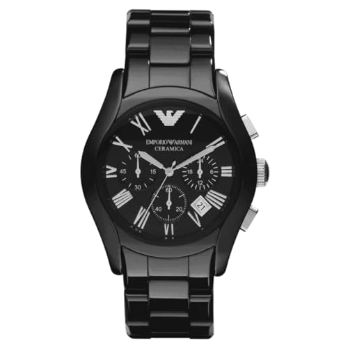 Emporio Armani Valente AR1400 - Mouvement Quartz - Affichage Chronographe - Noir...