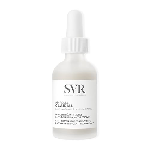 SVR CLAIRIAL Ampoule - Hyperpigmentation Face Serum, 16% Vitamin C and Whitening Complex Triple-Action Concentrate - Anti-Brown Spot, Anti-Pollution, Anti-Relapse, 30ml