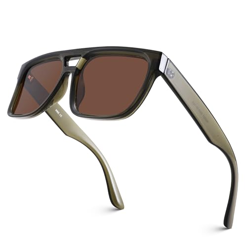 Pro Acme Oversized Square Curved Lens Sunglasses for Women Men, Trendy Flat Top Fashion Shield Shades PAZ102001 - Main Image