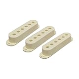 【YJB PARTS】 #23227 ストラト用ピックアップカバーセット 10.4mmピッチ 【国内生産品】 (エイジドホワイト)