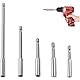 ANBOO 5tlg Bit Verlängerung Akkuschrauber,50/60/75/100/150mm,1/4 Sechskantschaft,Magnet Bithalter Set,Magnetische Bithalter,Bitverlängerung Set,Geeignet Für Elektrische Bohrmaschine,Schraubendreher