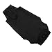 Julihai Washable Dog Recovery Suit Comfortable Elastic Band NeuterSpay Recovery for Dogs Black Polyester (S)