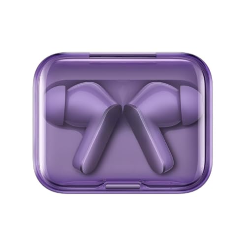 Image of for Buds Air 7 Compatible with Realme 12.4mm Dynamic Bass Drivers,52Hrs Playtime, 52dB Hybrid ANC, 45ms Low Latency, 360 Spatial Audio, Hi-Res LHDC, IP55 Dust & Water Resistant, BT v5.4-Purple