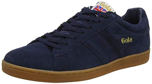 Image of Gola Equipe Suede - Sneakers for Men - Contrasting Wingflash - Heel Return - Durable Cupsole - Low Silhouette
