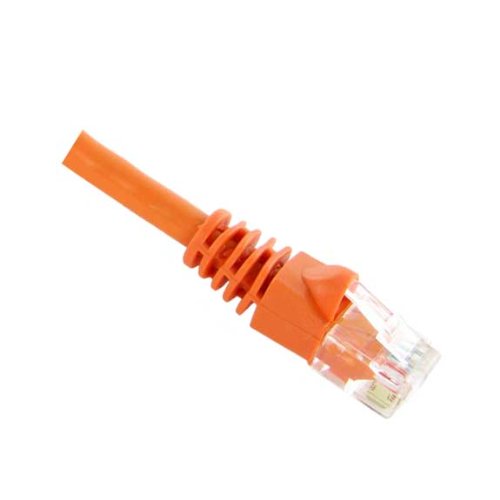 14ft Cat 5E Crossover UTP Ethernet Network Cable - Orange