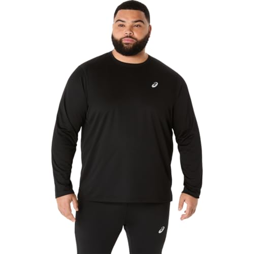 ASICS Men's Silver Long Sleeve TOP Running Apparel