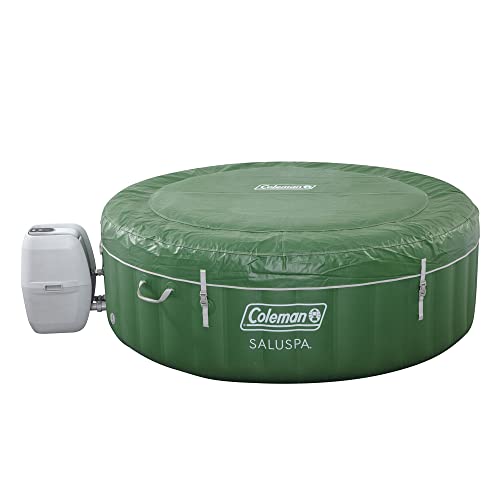 Coleman SaluSpa 6 Person Inflatable Outdoor Hot Tub Spa with Soothing Massage AirJets, Filter Cartridges, and Insulated Cover, (2 Pack) Coleman SaluSpa 6 Person Inflatable Outdoor Hot Tub Spa with Soothing Massage AirJets, Filter Cartridges, and Insulated Cover, (2 Pack)