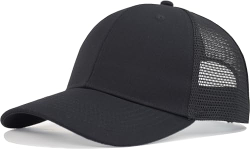 Image of TSSGBL Classic Plain Baseball Cap, Small /M-L /XL-3XL Big Head Fit, Unisex Adjustable Cotton Structured Golf Dad Hat