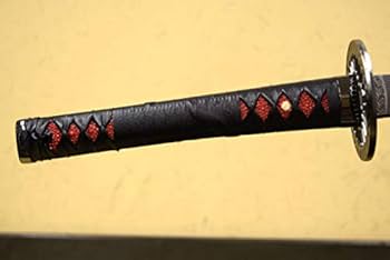Amazon.co.jp: 模造刀 漆黒刀 ～大輪鍔 黒塗刀身～（しのびや