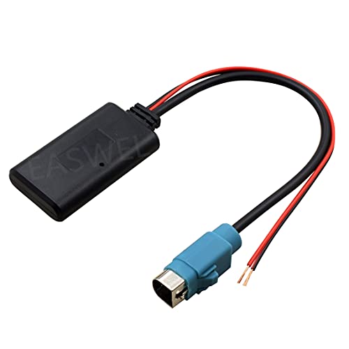 EASWEL Bluetooth Adapter Aux Audio Cable for Alpine IVA-W205E IVA-W202R