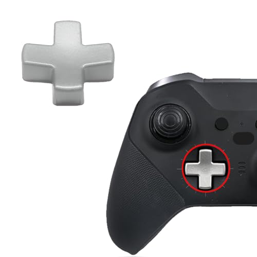 Image of 5 Pack Metal Paddles for Xbox Elite 2 Controller,Elite Series 2 D-Pads Replacement Parts for Xbox Controller Elite Series 2, Elite 2 Core Controller Accessories(Silver) [video game]