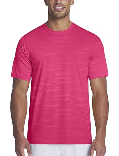 Zengjo Mens Athletic Shirts Short Sleeve Moisture Wicking Gym Workout Running Crewneck T-Shirt Quick Dry Sports Fitted Tee