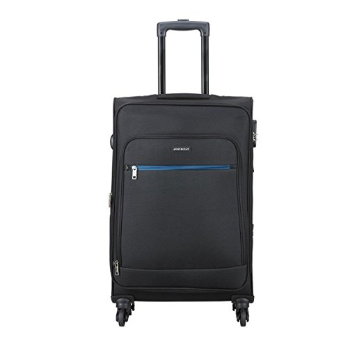 Nile Polyester 66 cms Purple Suitcase 