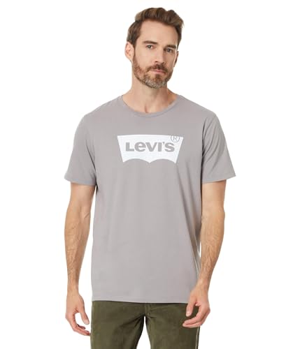 Levi's Men's Graphic Tees, (New) Silver Fox, XX-Large