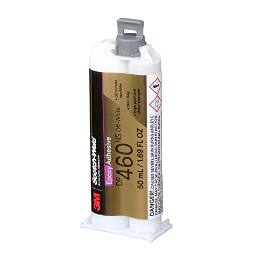 3M DP460 Scotch-Weld Epoxy Adhesive Off-White, 1.25 fl oz., Pack of 1