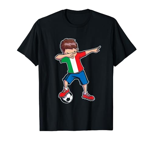 Maillot de football italien Fan Dabbing pour garçon/homme T-Shirt
