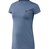 adidas Women's Maternity T T-Shirt, Altered Blue/Black, L
