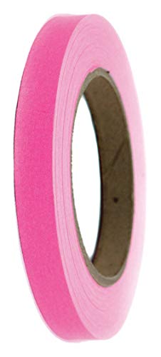 Carton Tape, Paper, Pink, 1/2 in. x 60 Yd.