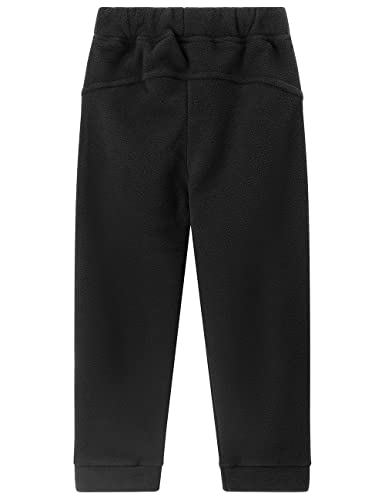 Spring&Gege Boys' Fleece Warm-Up Jogger Sweatpants Drawstring Track Pants with Pockets2