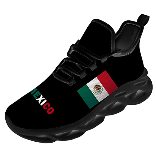 Ciadoon Mexico Shoes for Men Women Road Running Athletic Walking Tennis Sneakers Mexican Shoes Gifts for Boy Girl