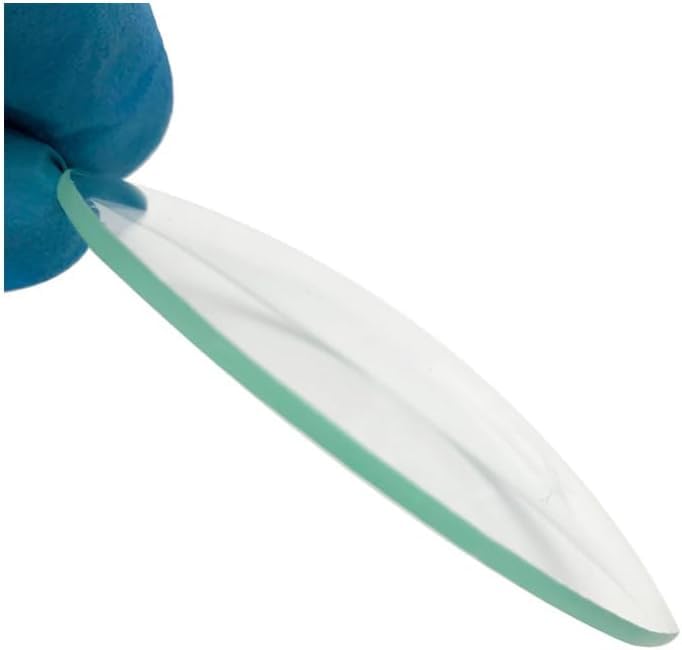 Labor-Uhrengläser mit gebogenem Design, transparent, verdickte Becherabdeckungen und Verdunstungsschalen, 200 mm, 10 Stück