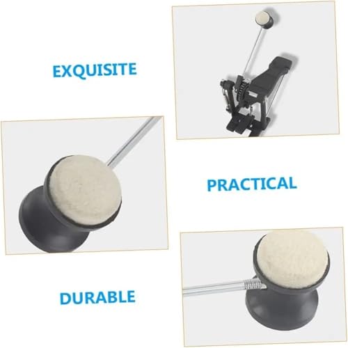 Juego 4Pcs Pedales Batería con Mango Acero Inoxidable miniatura 7