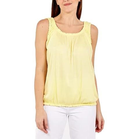 Star Fashion Women's Sleeveless Balloon Vest Top Cover