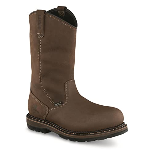 Irish Setter Men's Pull-on Mid Calf Boot, Brown, 7.5