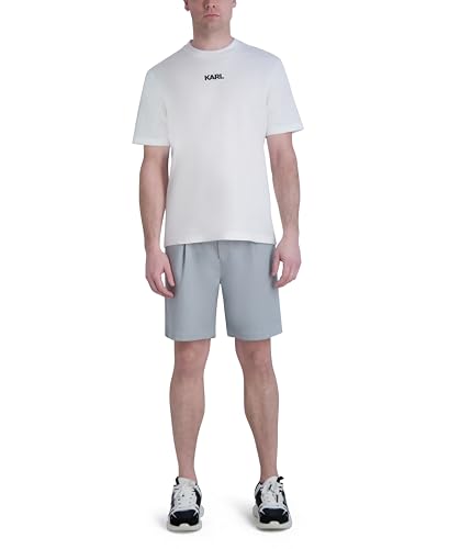 KARL LAGERFELD Men's Linen Blend Dress Short