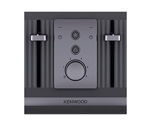 Kenwood Dusk Toaster, 4 Slot Toaster, Reheat, 5 Browning Settings, Defrost and Cancel Functions, Pull Crumb Tray, TFP30.000GY, 1800W, Slate Grey - Image 3