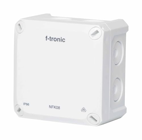 f-tronic FR-Abzweigkasten NFK08ws, IP66, weiß, NEPTUN Compact (85x85x54mm)