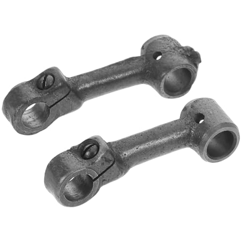 PERSELOSO de Varillas de Conexión Diseño de Precisión Accesorio Metálico y Fácil Instalación Kit de 2 Piezas para Pedal de Máquina de Coser para Reparación