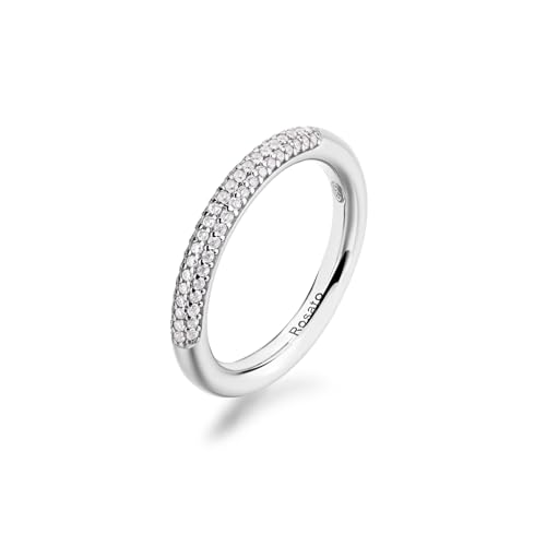 Bague femme Rosato en métal précieux | L'élégance de la Collection Blanche RZBI50