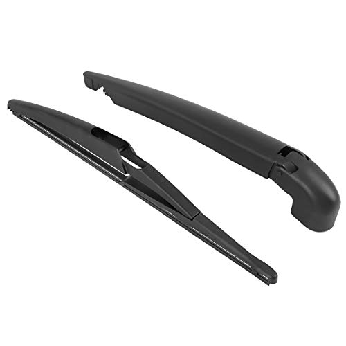 Limpiaparabrisas trasero de alta resistencia y color negro mate para Fiat 500 2007-2019