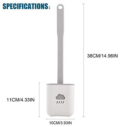 FENRIR Porta scopino, scopino e supporto per WC