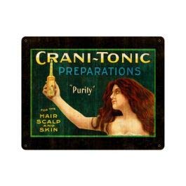 Crani-Tonic Vintage Sign 15X12