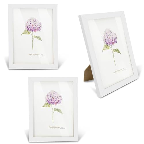 Yonality Marcos de madera 15x20 cm, pack de 3 natural ideal para fotos láminas y arte decoración, nórdica bohemia para pared o mesa ligeros y duraderos