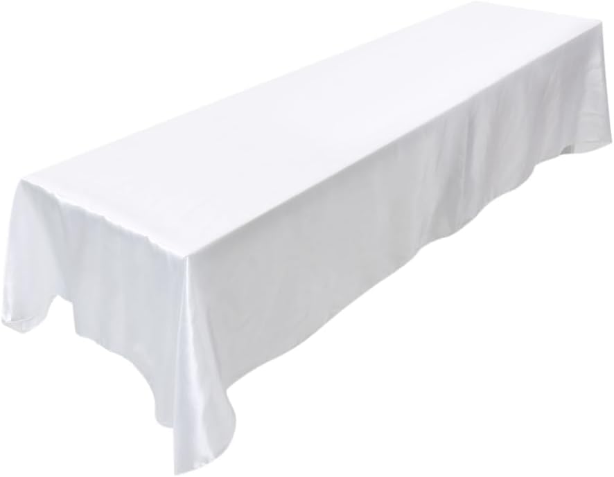 Resistant Tablecloth 228 X 335 cm, Rectangular Table Cloth Table Protector for Christmas Party, Birthday, Wedding