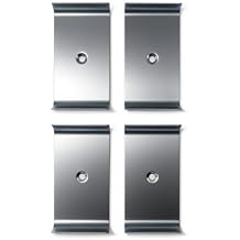 EZVALO MX-UCL03-Magnetic Strip-4Pcs-3.15 x 2.17 x 0.39 Inches