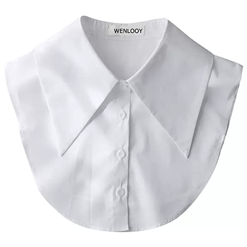 WENLOOY Fake Collar Detachable Blouse Dickey Collar Half Shirts Faux False Collar for Women & Girls Favors