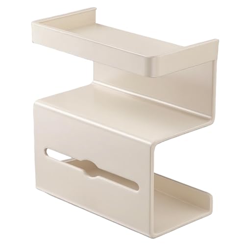 Portarrollos con Estante,Soporte para Papel Higiénico Sin Taladros con Estante | Organizador Moderno para Baños Pequeños Apartamentos Caravanas y Espacios Comerciales