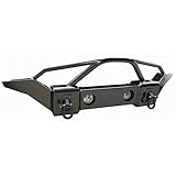 Rampage Front Recovery Bumper with Stinger | Steel, Textured Black | 88510 | Fits 2007 - 2018 Jeep...