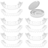 Zahnersatz Zum Aufstecken, 5 Sets Künstliche Zähne Mit Aufbewahrungsbox, Veneers Zähne Zum Aufstecken Für Erwachsene, Temporärer Zahnersatz Für Soziale Veranstaltungen Und Berufliche Anlässe