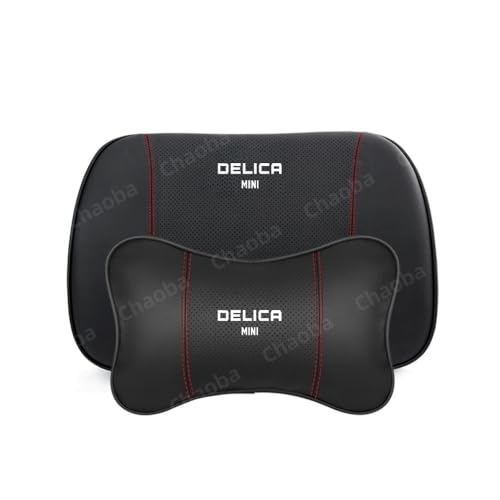 三菱 新型 デリカミニ DELICA MINI ネックパッド, 車用ネックピロー, ヘッドレスト, B3系用 DELICA MINI B34A B35A B37A B38A B3系 (2023年5月〜現行) 旅行 首 枕運転 汎用品 枕車内装 枕 ネック枕