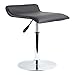 FURWOO Silla de mostrador Silla de Tienda Silla de Compras Silla giratoria y elevadora Multifuncional de Cuero PU Adecuado para Oficina SPA Caja registradora (Negro)