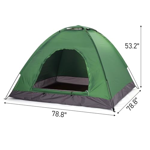Carpa Dome para Camping 6.5x6.5 pies para 3-4 personas miniatura 5