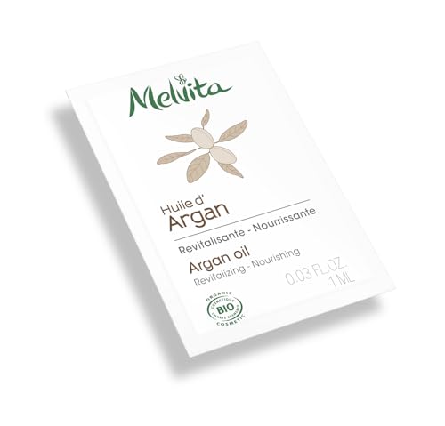 Melvita - Huile d'Argan - 100% Naturelle, Riche en Acides Gras Essentiels et Stérols - Nourrit et Hydrate Peau, Cheveux, Ongles - Idéale Tous Types de Peau - 125 ml