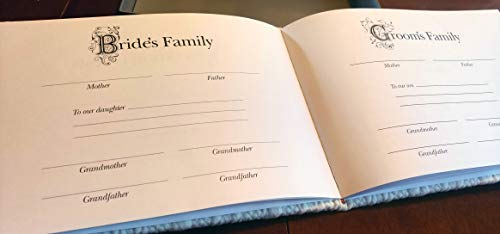 Hortense B. Hewitt Guest Book Wedding Accessories, Rustic Romance (Burlap) (20523) #TOP1