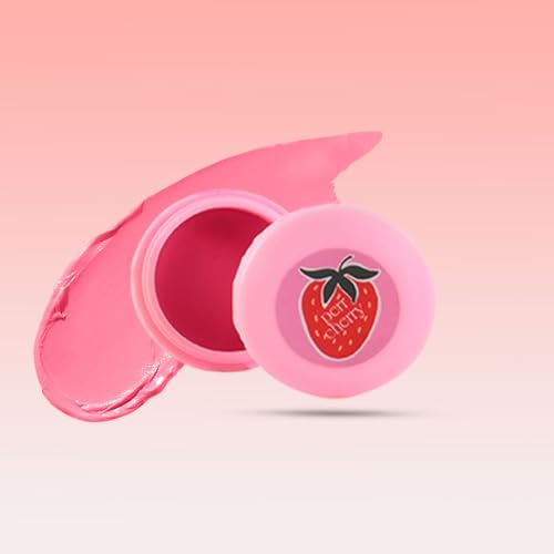 Image of Natural Lip and Cheek Tint Blush For Girls | Enriched with Vitamin E | 5g (Strawberry Cake, Pack of 1)